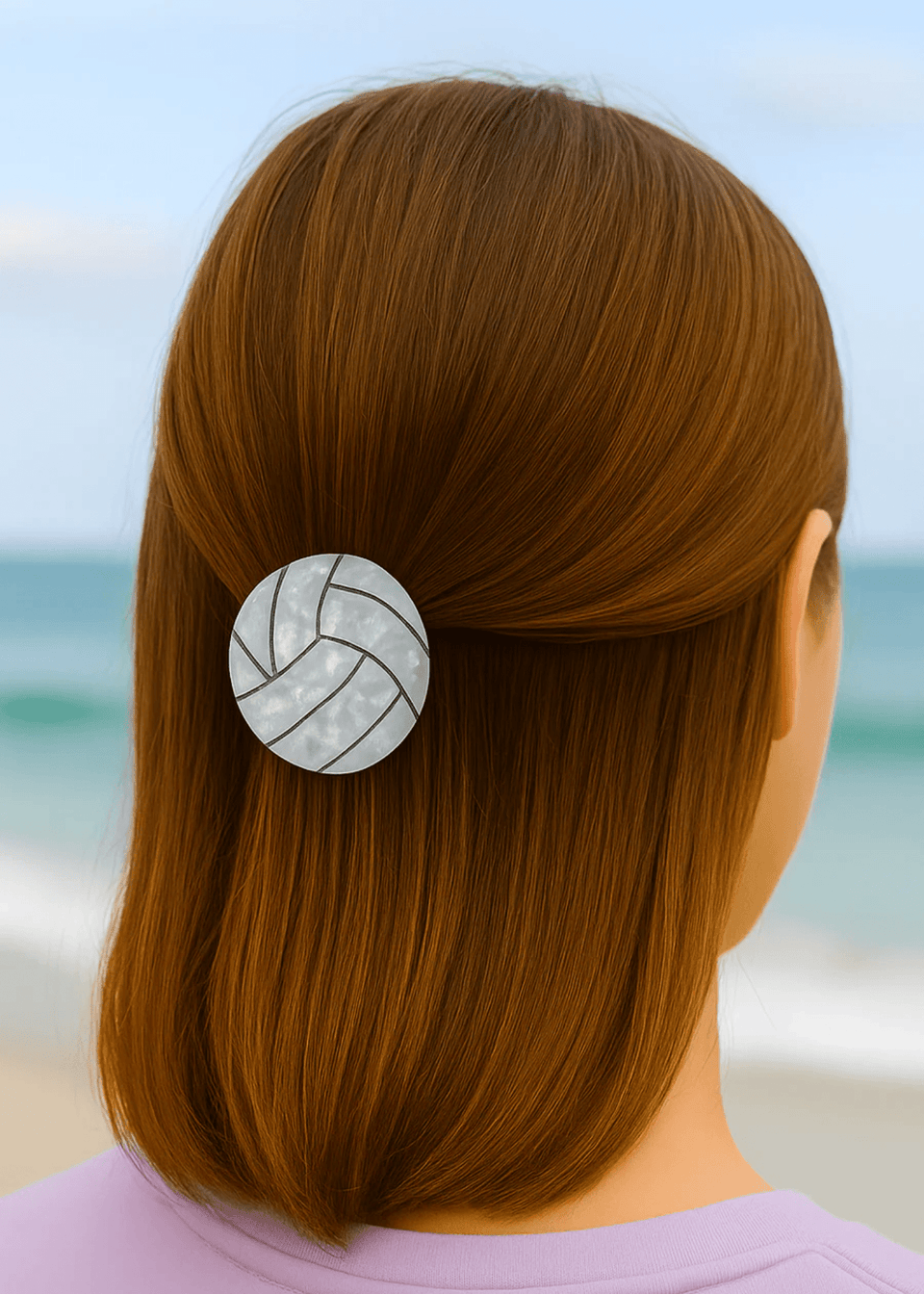 Volleyball Hair Clip